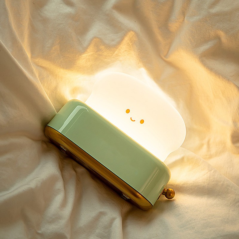 Bread Maker Night Light USB Rechargeable Stepless Dimming LED Desk