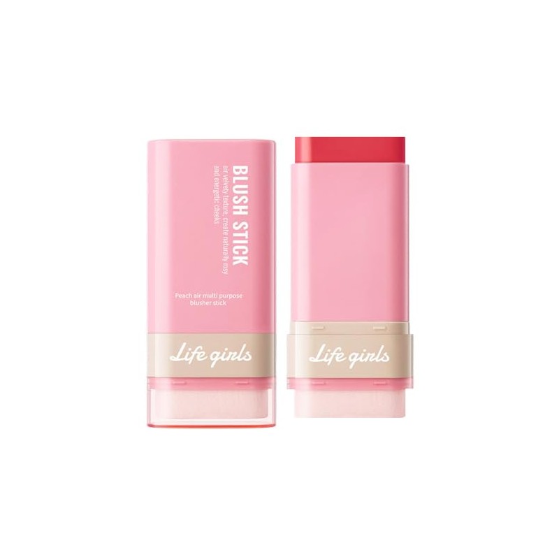 (2026 Newest Dual Head Design) Cheek Stick with Sponge Brush