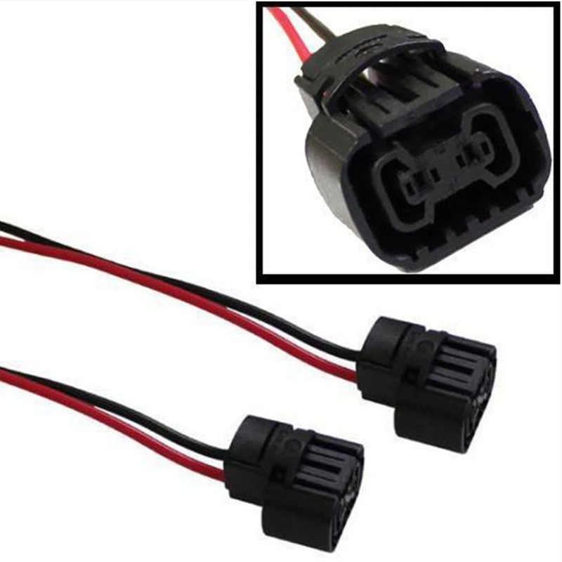 TOPKU 5202 2504 PS24W Bulbs Female Connector Wiring Pigtail Harnesses