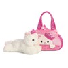 Aurora World Fancy Pals Pet Carrier, Peek-A-Boo Princess Kitty