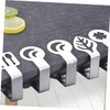 BIUDECO 4pcs Cartoon Tablecloth Clips Slip Fixing Clamps for Parties