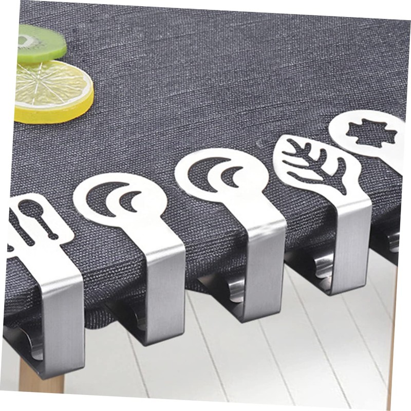 BIUDECO 4pcs Cartoon Tablecloth Clips Slip Fixing Clamps for Parties