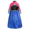 DYJJKM Anna Princess Costume for Toddler Girls Fancy Dress Cosplay