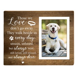 Memorial Picture Frame, Pet Picture Frame, Sympathy Gifts for Loss of Loved Pet, Bereavement Gifts for Loss of Dog, Remembrance Picture Frame or Memorial Gift, Fits 4 x 6 In Photo, Memorial Pet