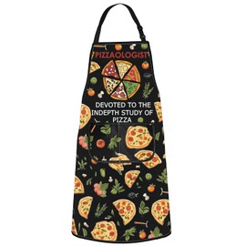 JNIAP Pizza Chef Apron For Men Pizza Maker Apron Pizza Chef Gifts Pizzaologist Gifts Pizzeria Apron For Chef Men, Pizzaologist Green, Large