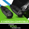 GearIT - Cable Ethernet CAT6, compatible con EtherCON (100 pies)