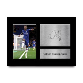HWC Trading A4 Callum Hudson-Odi The Blues Gifts Printed Signed Autograph Picture for Fans and Supporters - A4