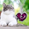 Cat Urn Necklace for Ashes 925 Sterling Silver Cremation Keepsake