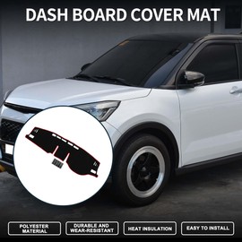 TUCKBOLD Dashboard Mat for Toyota Rise RAIZE A200A 2013-2020 Car Dashboard Cover Protective Mat Interior Interior Custom Parts Accessories Sun Protection Anti-Glare Anti-Scratch Anti-Slip Polyester