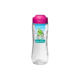 Sistema Hydrate Tritan Active Bottle-800 ml, Pink, 8.1 x 7.1 x 23.4 cm