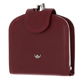 Golden Head Polo RFID Protect French Coin Purse Wallet Red, red