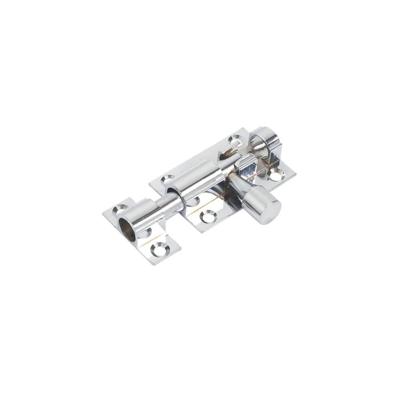 Merriway BH01400 38mm (1.1/2 inch) Polished Chrome Surface Door Bolt,
