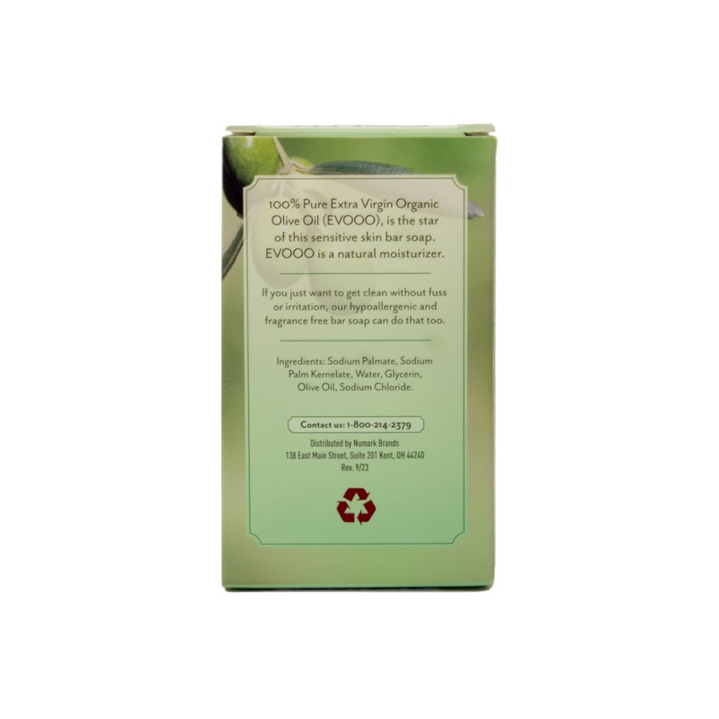 Conti Castile Pure Organic Olive Oil Sensitive Skin Bar Soap
