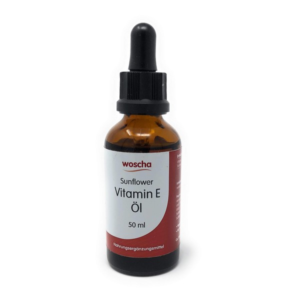 woscha Sunflower Vitamin E Oil 50 ml Bottle (Vegan)