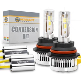Headlight Experts 9007 Bulb Kit for 2005 Hummer H2 Plug and Play 6000K 22,000 Lumens w/Canbus Built-In Error Free (Pack of 2) Fog Light