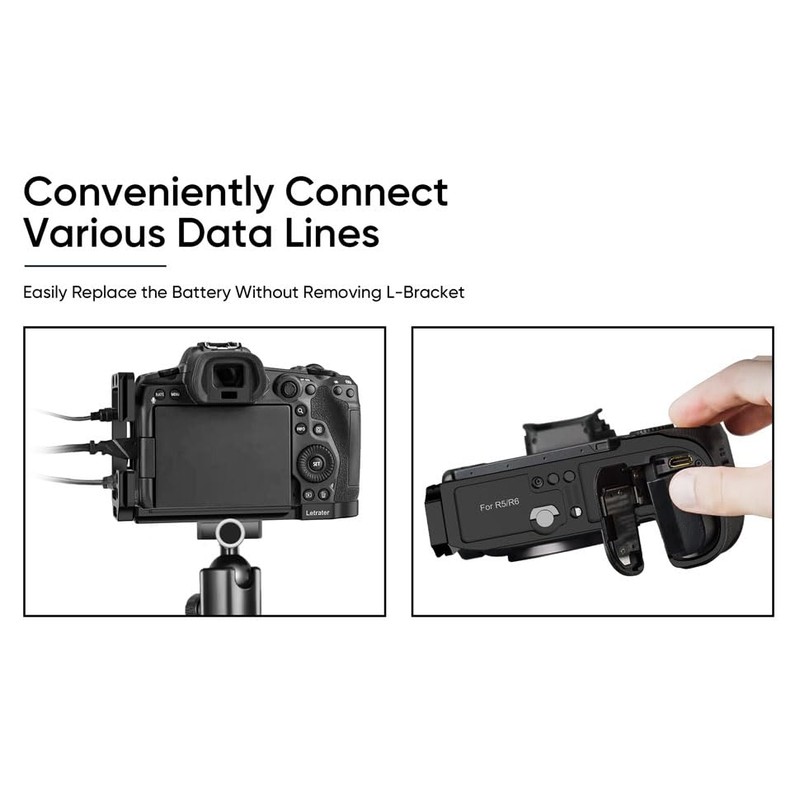 Letrater R5 R6 L Bracket Plate, Horizontal and Vertical Shooting