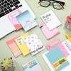 Teling 24 Pcs Inspirational Sticky Notes First Day of School