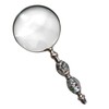 Elegant Shimmering Bead Handheld Magnifying Glass, Stylish Design with Practical