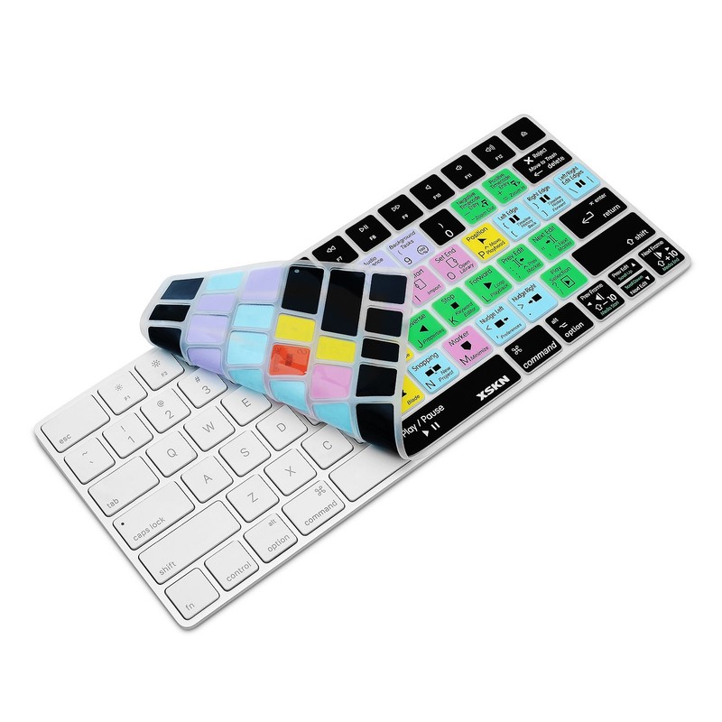 XSKN Final Cut Pro Shortcut Silicone Keyboard Cover Skin for