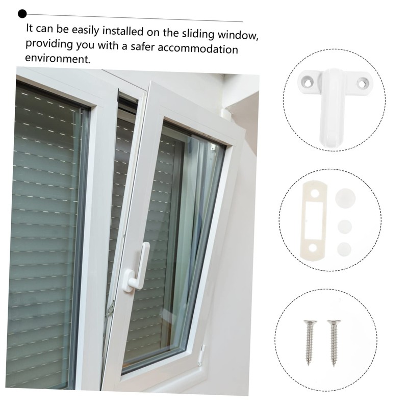 COHEALI Aluminum Alloy Sash Lock Latch Security Window Lock Anti-Theft