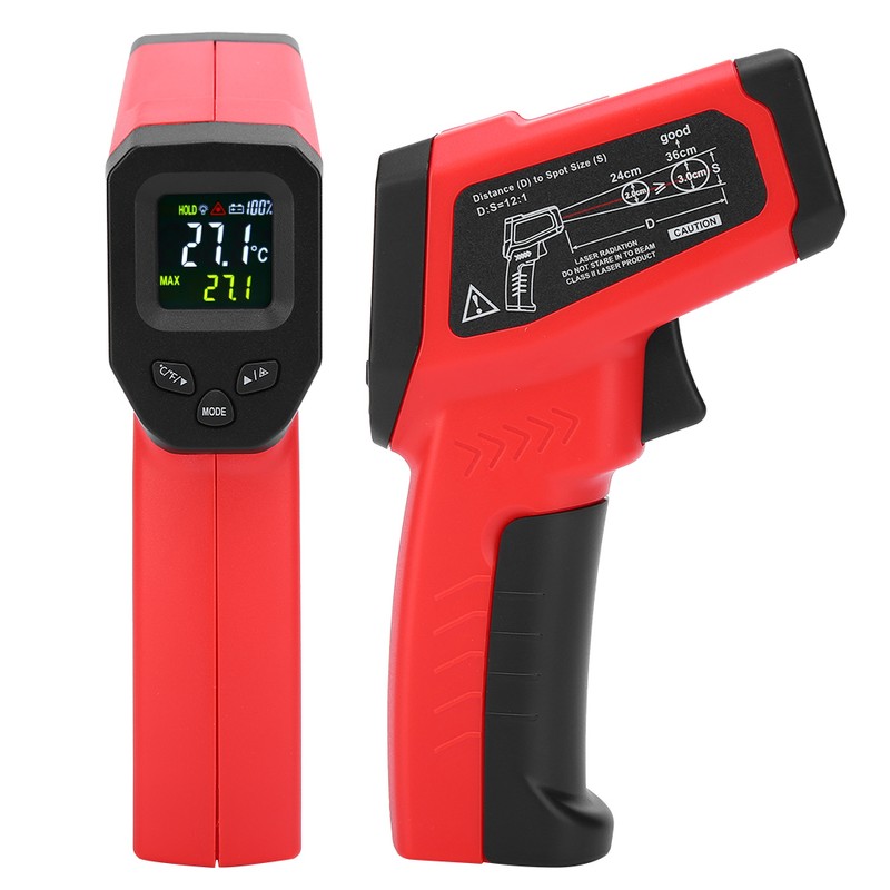 DT8380FCT NonContact Infrared Thermometer Temperature Meter Detector 50380℃
