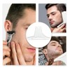 YYMEIDS Beard Shaping Styling Template Transparent Beard Guide Shaper Tool