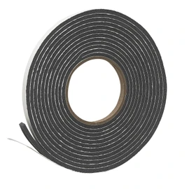Frost King V212GH Vinyl Foam Self-Stick Tape, Moderate Compression, 3/8" Wide x 3/16" Tall x 17 ft. Long, Charcoal