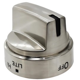 Tolxh #WB03X24818 Stainless Steel Control Knob 4363588 AP5989029 4363588 PS11729081 JGB645EEK1ES JGB645EEK2ES New Replacement Parts for GE Gas Range Stove
