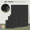 Mat Board Center, 12 Pack 9x12 Black Foam Boards, Acid
