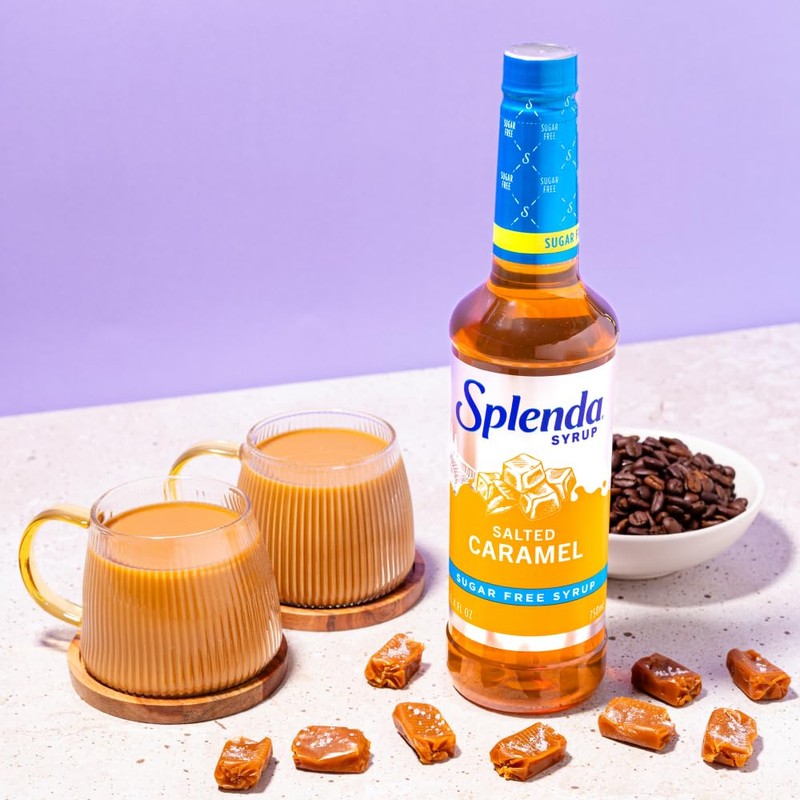 Splenda Coffee Syrup, Salted Caramel, Sugar Free, Flavored Liquid Syrups