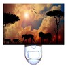 Gotham Decor Lion Family at Sunset Decorative Night Light