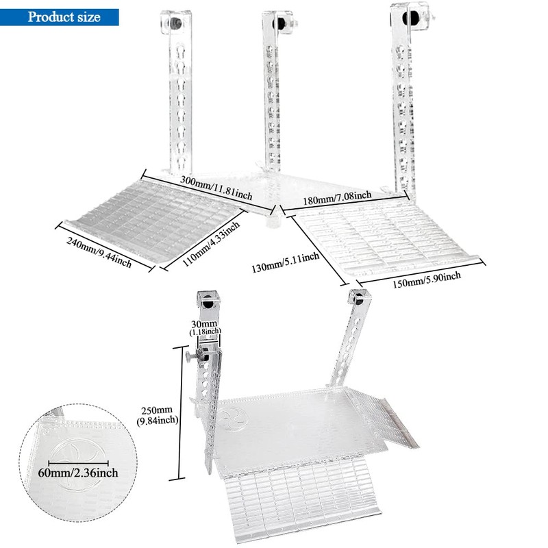 Toolzia Turtle Basking Platform, Aquarium Turtle Accessories Tank With Rock