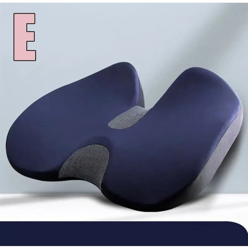 Foldable Memory Foam Seat Cushion – Non-Slip Coccyx & Tailbone