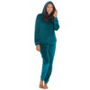 Style It Up Ladies Luxury Hooded Long Sleeve Pajama Set