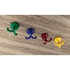 Gedotec Children's Triple Coat Hooks Plastic RAL 5002 – Ultramarine