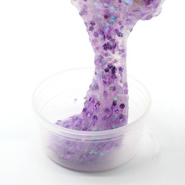 SLIMY Glittzy DIY Original Slimy Slime Play Clay for Children, the Glitteriest Slime of All Time to Mix Yourself, Elastic Play Clay (Toy from 3 Years), Colour: Blue