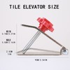 BOLUDON Tile Elevator Jack,10PCS Tile Lifter,Wall Tile Adjustment Lifting Tool,Hand