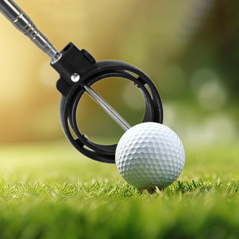 DASNTERED Telescopic Golf Ball Retriever, Golf Ball Retriever with Locking
