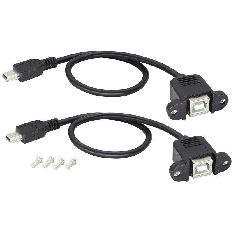 HCFeng Mini USB Printer Cable, Mini USB Male to USB