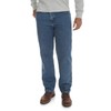 Rustler Men's Classic Relaxed Fit Jean, Medium Stonewash, 33W x