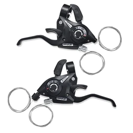 BESNIN Bike Shifter&Brake 1 Pair 3x7 21Speed Mountain Bike shifters Shifter and Left/Right Brake Lever Set for Mountain Bike Folding Bike Universal Replacement Part (3x7 21speed)