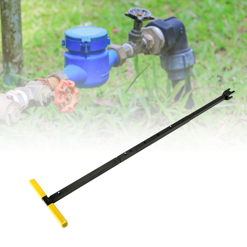 Water Meter Key, 37.4 Inch Multifunctional Shut Off Tool with