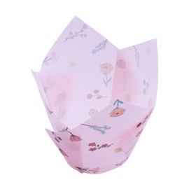 24 PME Tulip-Shaped Muffin Cases, Isolated Blooms