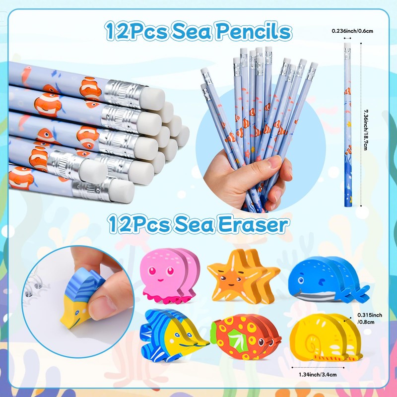 Cleboen Ocean Animals Party Bags Fillers