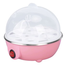Fdit Egg Cooker,With Heating Plate Can Cook 7 Large Eggs Automatic Power Off Suitable for Kitchen Cooking ()