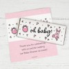 25 Count Baby Shower Party Oh Baby in Pink Chocolate