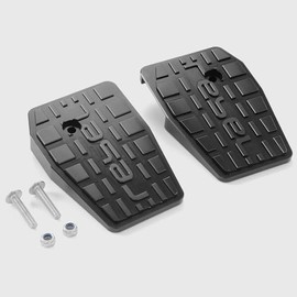 WOOGA repuestos para motos Reposapiés delanteros reposapiés anchos reposapiés para Honda Rebel 250 Rebel CMX 500 Rebel 300 CMX 250 CMX 500 CMX 300 Acc