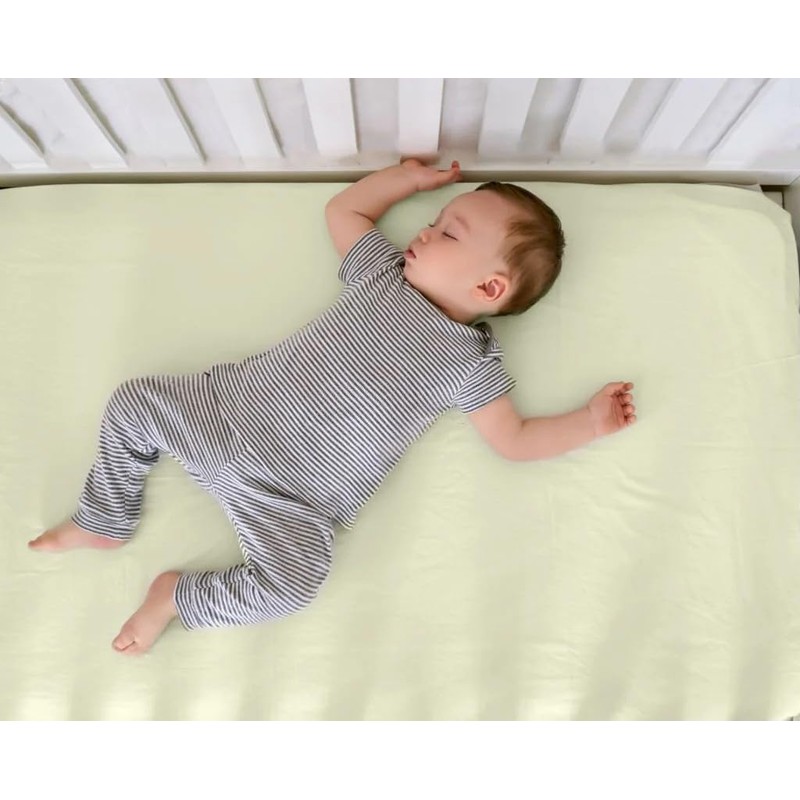 NIYS Luxury Bedding Pack of 2 Cotton Cot Bed Fitted