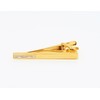 Jonwo 2 Inch Gold Plated Crystal Tie Clip for Men