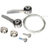 SunRace Pair Levers Frame, Silver, 8 Speed